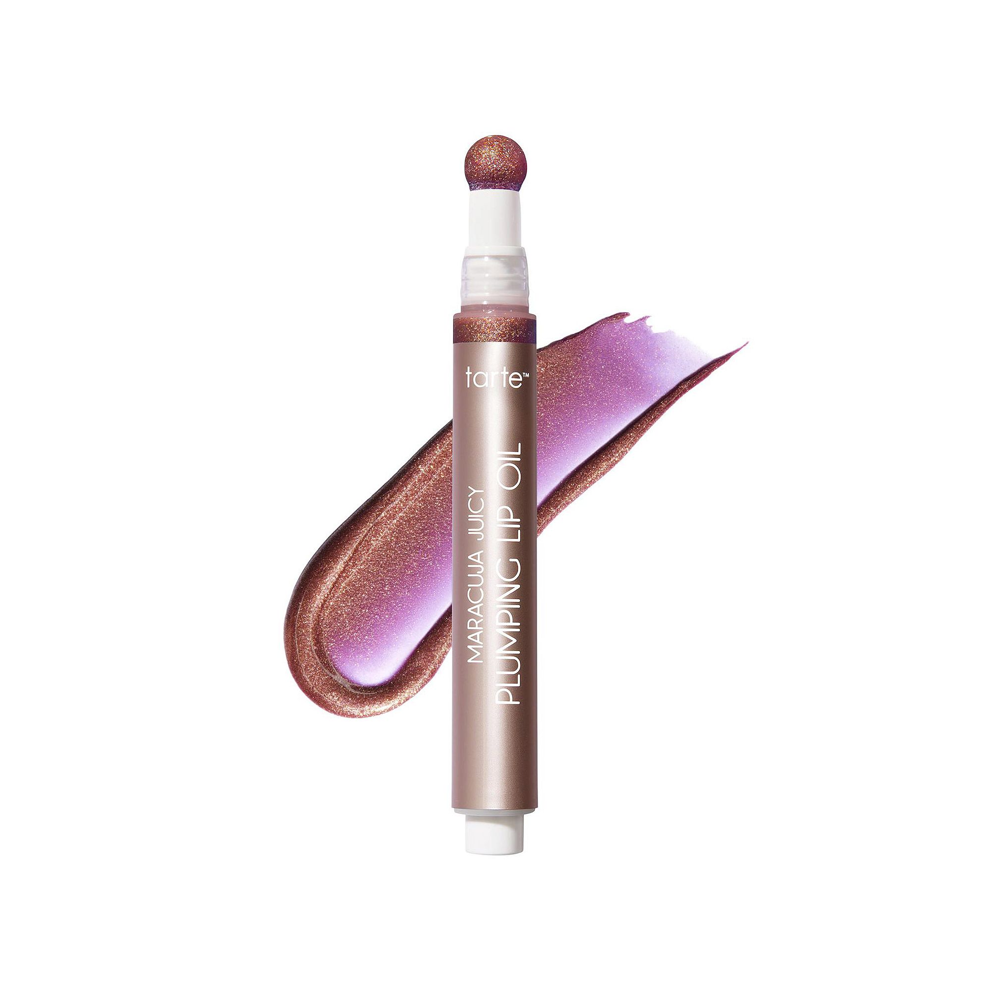 tarte maracuja juicy plumping lip oil, Size: 0.09Oz, Shimmering Pink