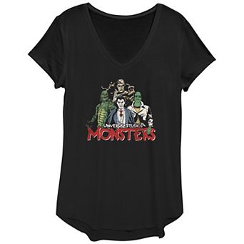 Juniors' Universal Studios Monsters Graphic Tee