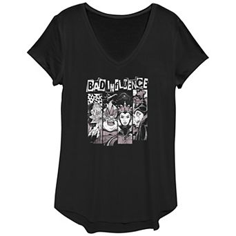 Disney Villain Juniors' Bad Influence Ladies Graphic Tee