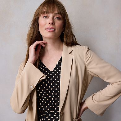 Women's LC Lauren Conrad Notch Collar Blazer