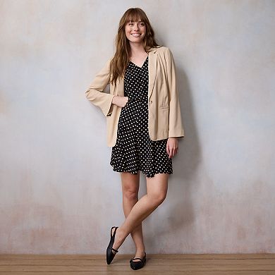 Women's LC Lauren Conrad Notch Collar Blazer