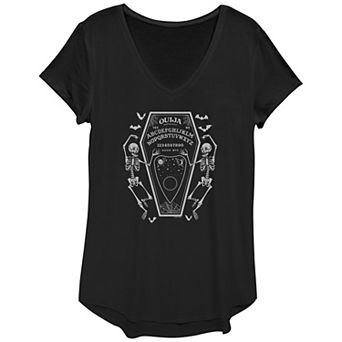 Juniors' Ouija Board Coffin Graphic Tee