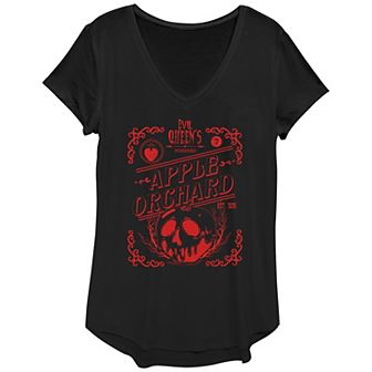 Disney Villains Juniors' Poisoned Apple Orchard Poster Graphic Tee