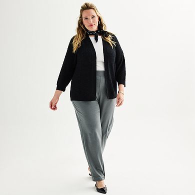 Plus Size Croft & Barrow® Essential Straight Leg Pants
