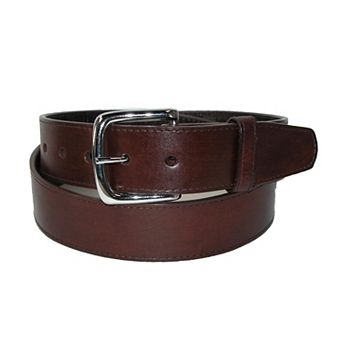 Ctm Men's Leather Money Belt Removable Buckle