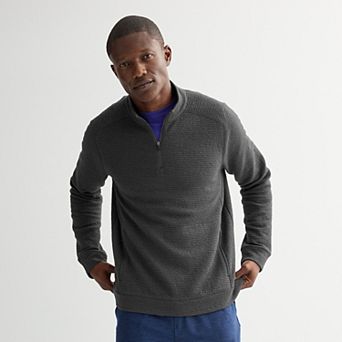 Men's FLX Textured Stripe 1/4 Zip