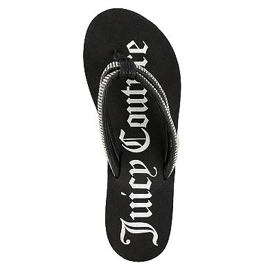 Juicy Couture Unwind Women's Rhinestone Wedge Sandals