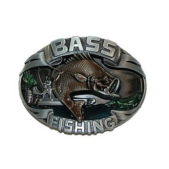 Ctm Bass Fishing Belt Buckle