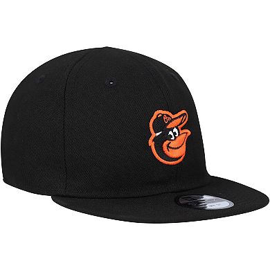 Infant New Era Black Baltimore Orioles My First 9FIFTY Adjustable Hat