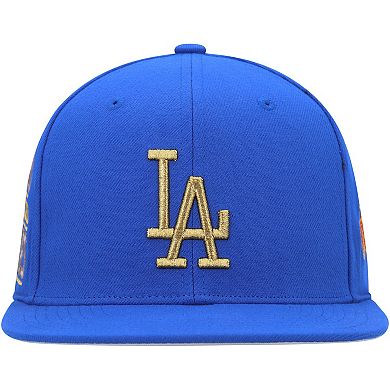 Men's Mitchell & Ness Blue Los Angeles Dodgers Champ'd Up Snapback Hat