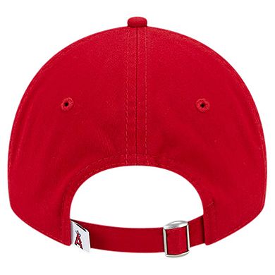 Youth New Era Red Los Angeles Angels Team Color 9TWENTY Adjustable Hat