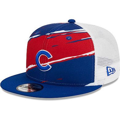 Men's New Era Royal Chicago Cubs Tear Trucker 9FIFTY Snapback Hat