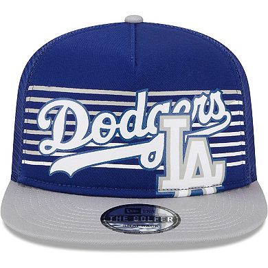 Men's New Era Royal Los Angeles Dodgers Speed Golfer Trucker Snapback Hat