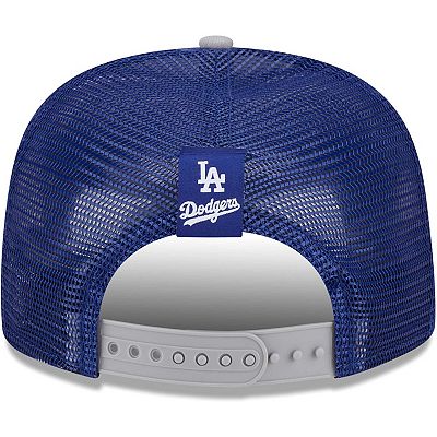 Men s New Era Royal Los Angeles Dodgers Speed Golfer Trucker Snapback Hat