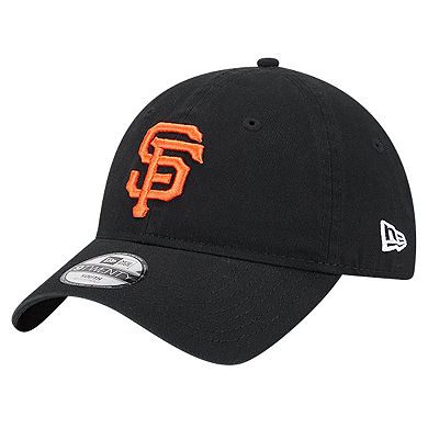 Youth New Era Black San Francisco Giants Team Color 9TWENTY Adjustable Hat