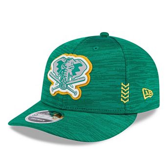Men's New Era Green Oakland Athletics 2024 Clubhouse Low Profile 59FIFTY Snapback Hat