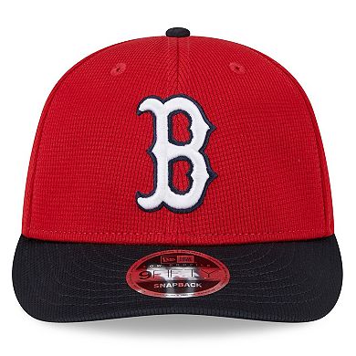 Men's New Era  Red/Navy Boston Red Sox 2024 Spring Training Low Profile 9FIFTY Snapback Hat