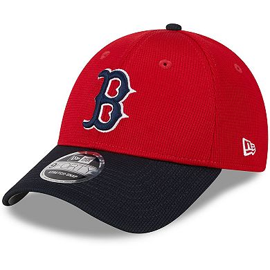 Men's New Era  Red Boston Red Sox 2024 Batting Practice 9FORTY Adjustable Hat
