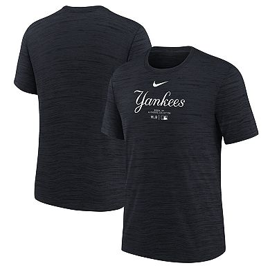 Youth Nike Navy New York Yankees Authentic Collection Practice Performance T-Shirt