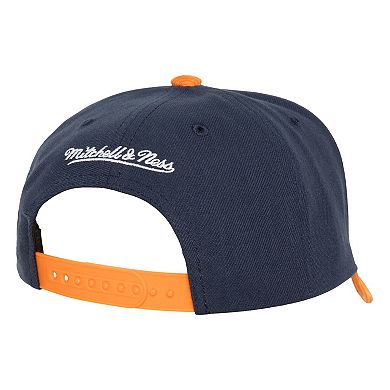 Men's Mitchell & Ness Navy/Orange Houston Astros Corduroy Pro Snapback Hat