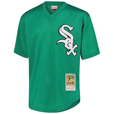 Youth Mitchell & Ness Frank Thomas Green Chicago White Sox Cooperstown Collection Mesh Batting Practice Jersey