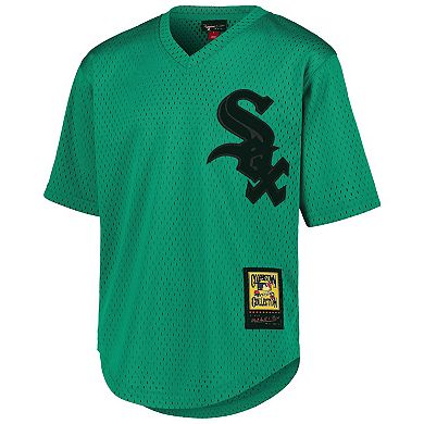 Youth Mitchell & Ness Frank Thomas Green Chicago White Sox Cooperstown CollectionÂ Mesh Batting Practice Jersey