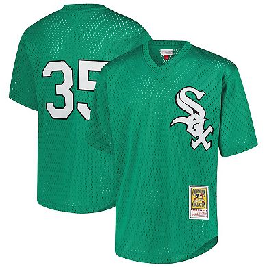 Youth Mitchell & Ness Frank Thomas Green Chicago White Sox Cooperstown Collection Mesh Batting Practice Jersey