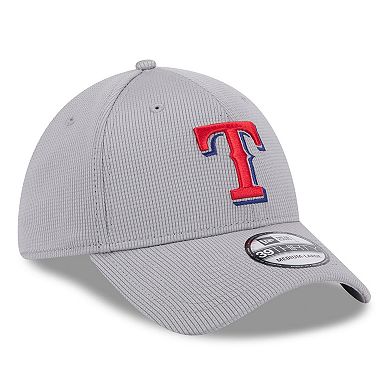 Men's New Era Gray Texas Rangers Active Pivot 39THIRTY Flex Hat