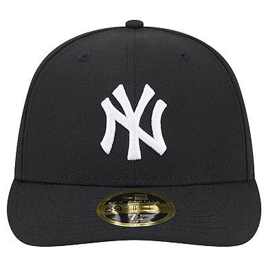 Men's New Era Black New York Yankees Low Profile 59FIFTY Fitted Hat