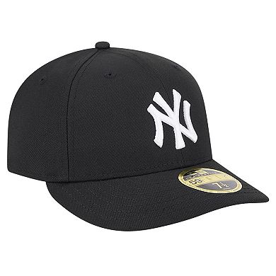 Men's New Era Black New York Yankees Low Profile 59FIFTY Fitted Hat