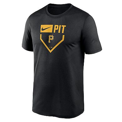 Men's Nike Black Pittsburgh Pirates Home Plate Icon Legend Performance T-Shirt