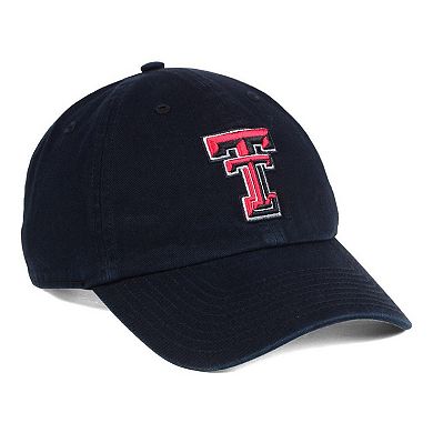 Men's '47 Black Texas Tech Red Raiders Vintage Clean Up Adjustable Hat