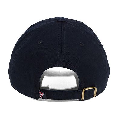 Men's '47 Black Texas Tech Red Raiders Vintage Clean Up Adjustable Hat