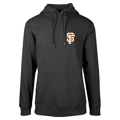 Men's Levelwear Black San Francisco Giants Podium Vintage Pullover Hoodie