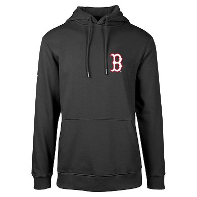 Men's Levelwear Black Boston Red Sox Podium Vintage Pullover Hoodie
