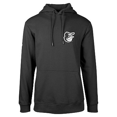 Men's Levelwear Black Baltimore Orioles Podium Vintage Pullover Hoodie