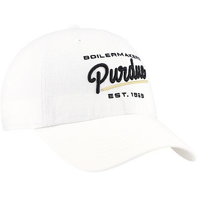 Women's '47 White Purdue Boilermakers Sidney Clean Up Adjustable Hat