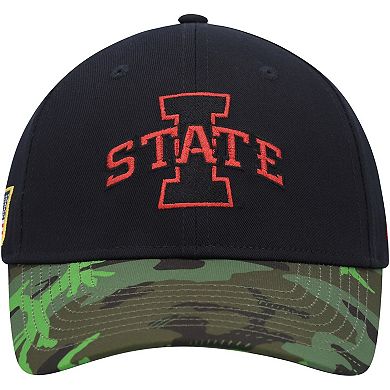 Men's Nike Black/Camo Iowa State Cyclones Veterans Day 2Tone Legacy91 Adjustable Hat