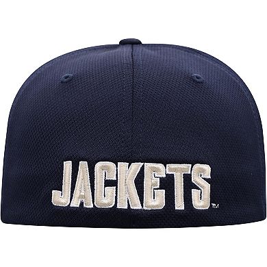 Men's Top of the World Navy Georgia Tech Yellow Jackets Reflex Logo Flex Hat