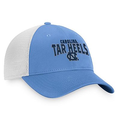 Men's Top of the World Carolina Blue/White North Carolina Tar Heels Breakout Trucker Snapback Hat