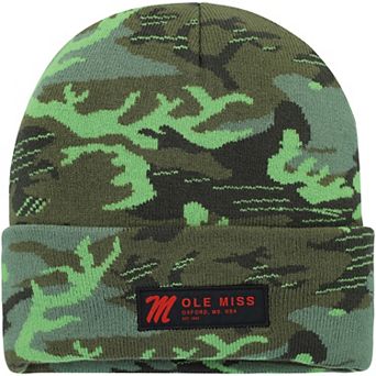 Men's Nike Camo Ole Miss Rebels Veterans Day Cuffed Knit Hat