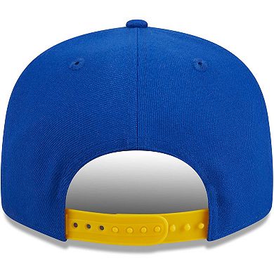 Men's New Era Royal Golden State Warriors Gameday 9FIFTY Snapback Hat