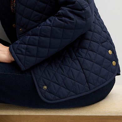 Women's Croft & Barrow® Quilted Snap Jacket