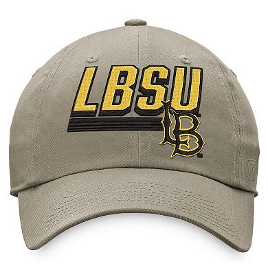 Men's Top of the World Khaki Cal State Long Beach The Beach Slice Adjustable Hat