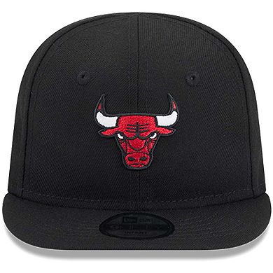 Newborn & Infant New Era Black Chicago Bulls My First 9FIFTY Evergreen Adjustable Hat
