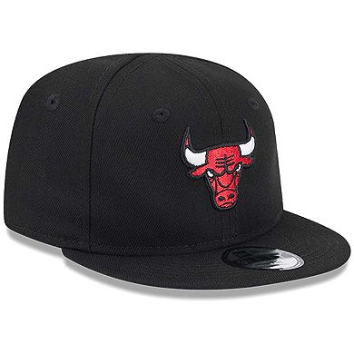 Newborn & Infant New Era Black Chicago Bulls My First 9FIFTY Evergreen Adjustable Hat