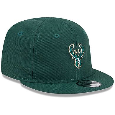 Newborn & Infant New Era Hunter Green Milwaukee Bucks My First 9FIFTY Evergreen Adjustable Hat