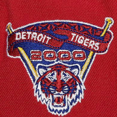 Men's Mitchell & Ness Red/Royal Detroit Tigers Hometown Snapback Hat