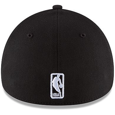 Men's New Era Black Portland Trail Blazers Team Classic 39THIRTY Flex Hat