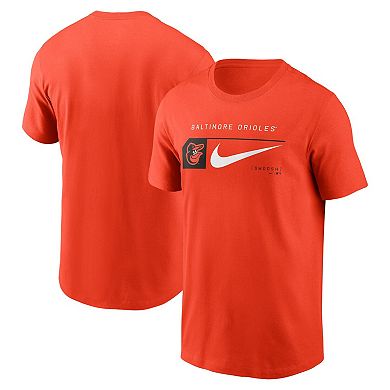 Men's Nike Orange Baltimore Orioles Team Swoosh Lockup T-Shirt